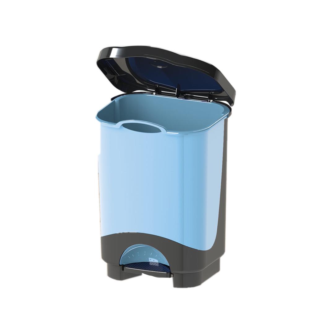 Cos gunoi negru cu blue Sterk 13 L